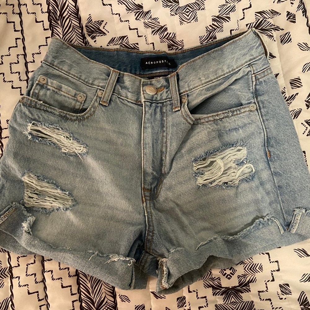 Aeropostale Denim Mom Shorts